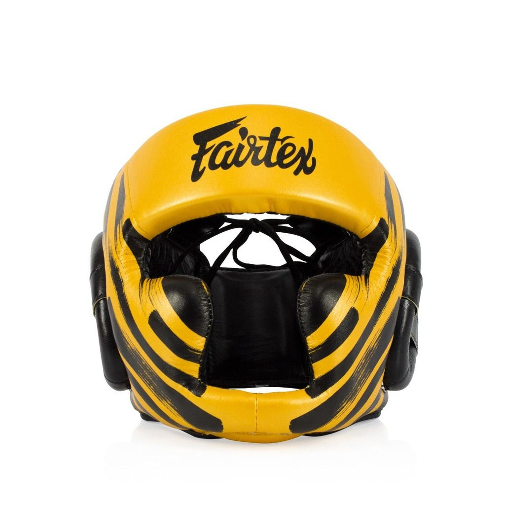 Боксерський шолом Fairtex HG16 Gold L (HG16_L_Gold) - зображення 3