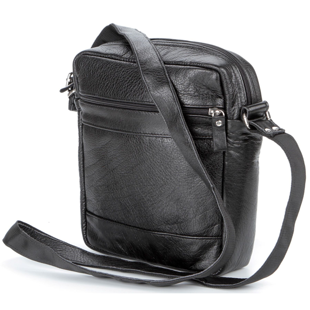 Сумка Shvigel Шкіряна Чорна (00791) - зображення 3