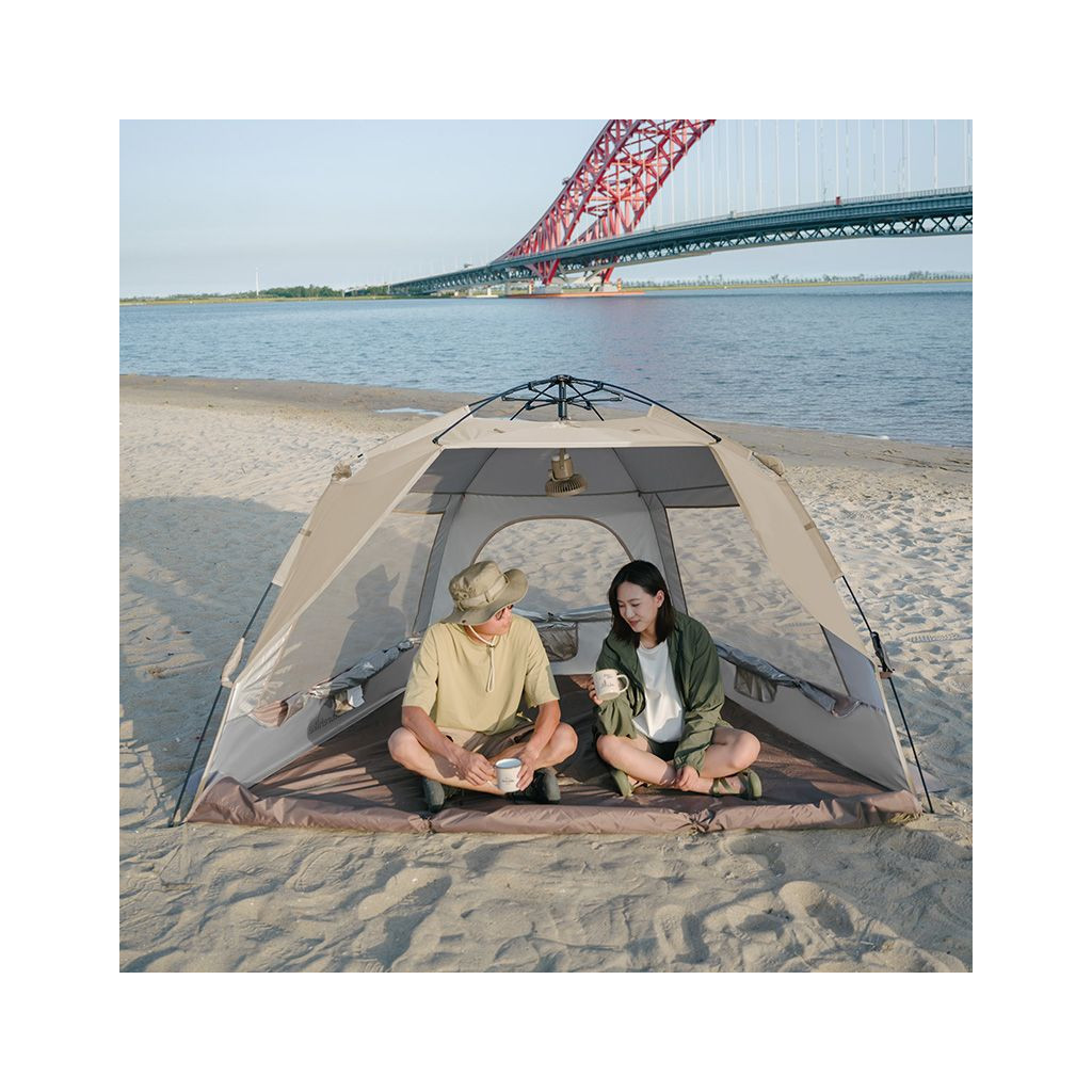 Тент Naturehike автоматичний відкритий CNK2300ZP023, коричневий (6976023921995) - зображення 12