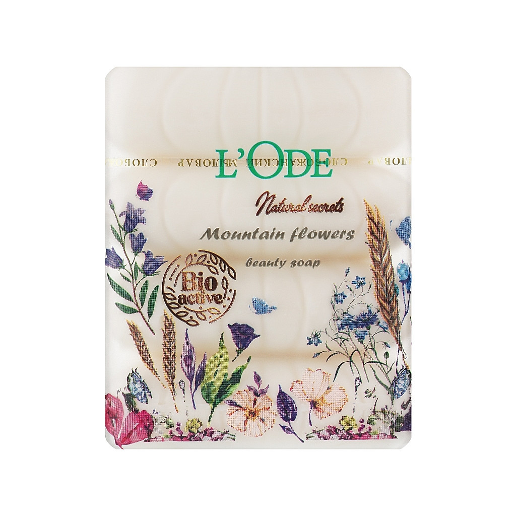 Тверде мило L'Ode Гірські квіти 4 х 60 г (4823107605321) - зображення 1