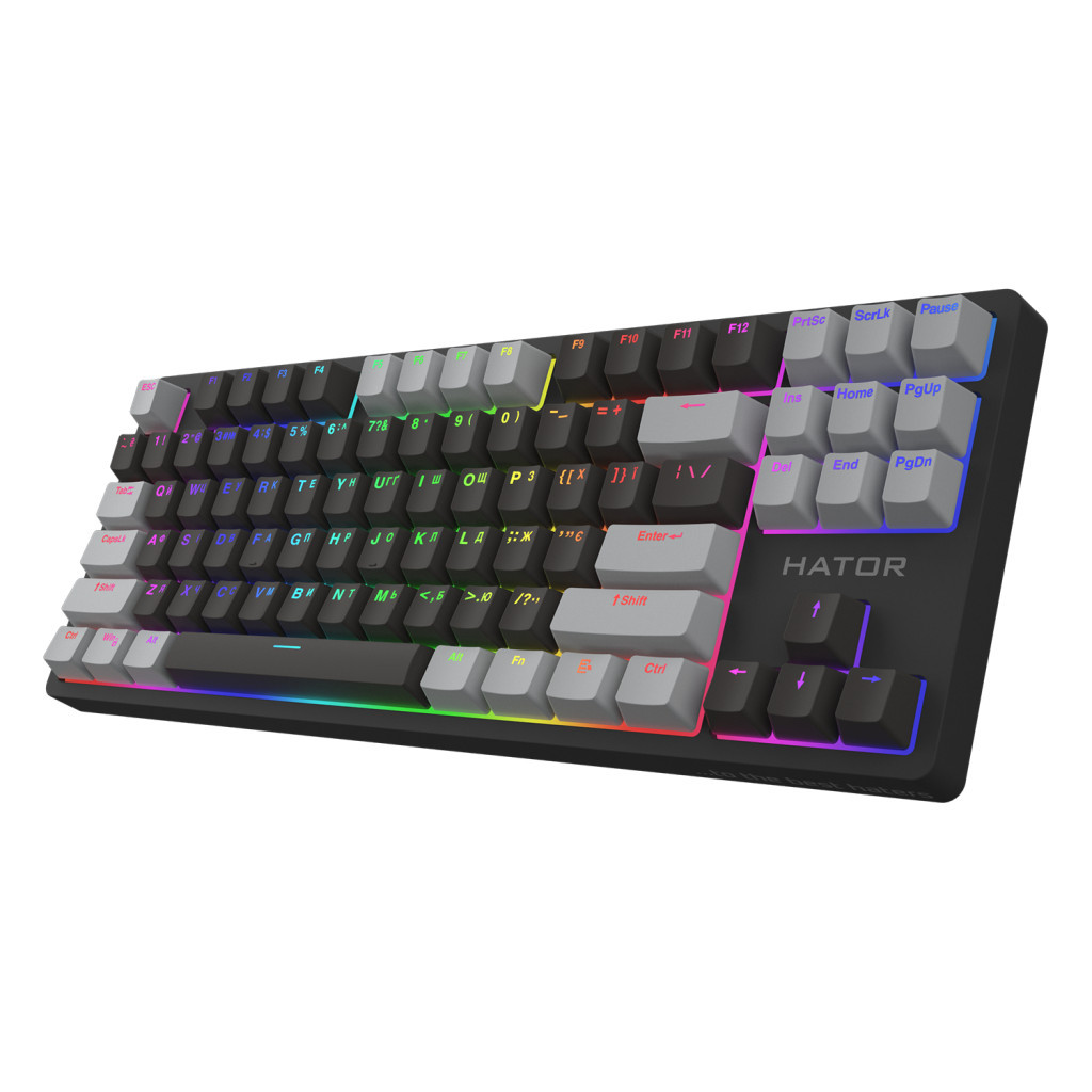 Клавіатура Hator Rockfall 2 Mecha Signature Edition USB Black/Gray (HTK-520-BBG) - зображення 2