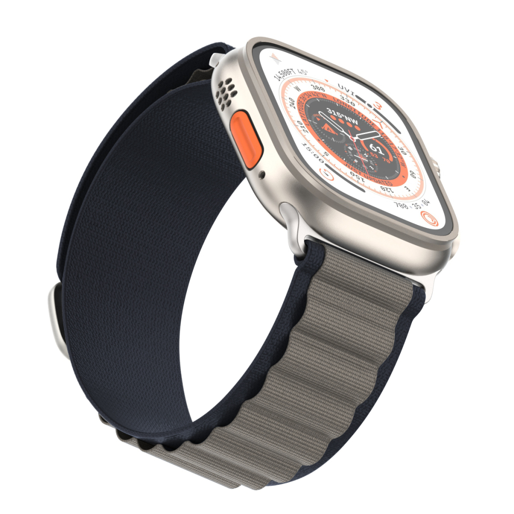 Ремінець до смарт-годинника Armorstandart Alpina Band для Apple Watch 49/46/45/44/42 (Series 1-3) Blue (ARM81041) - зображення 3