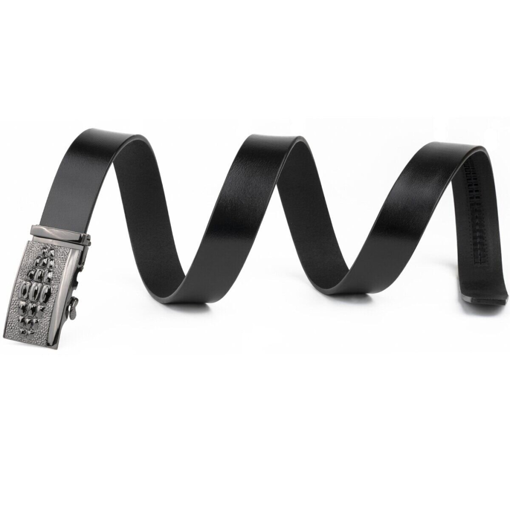 Ремінь Vintage Чоловічий з пряжкою автомат Чорний (20300) - зображення 2