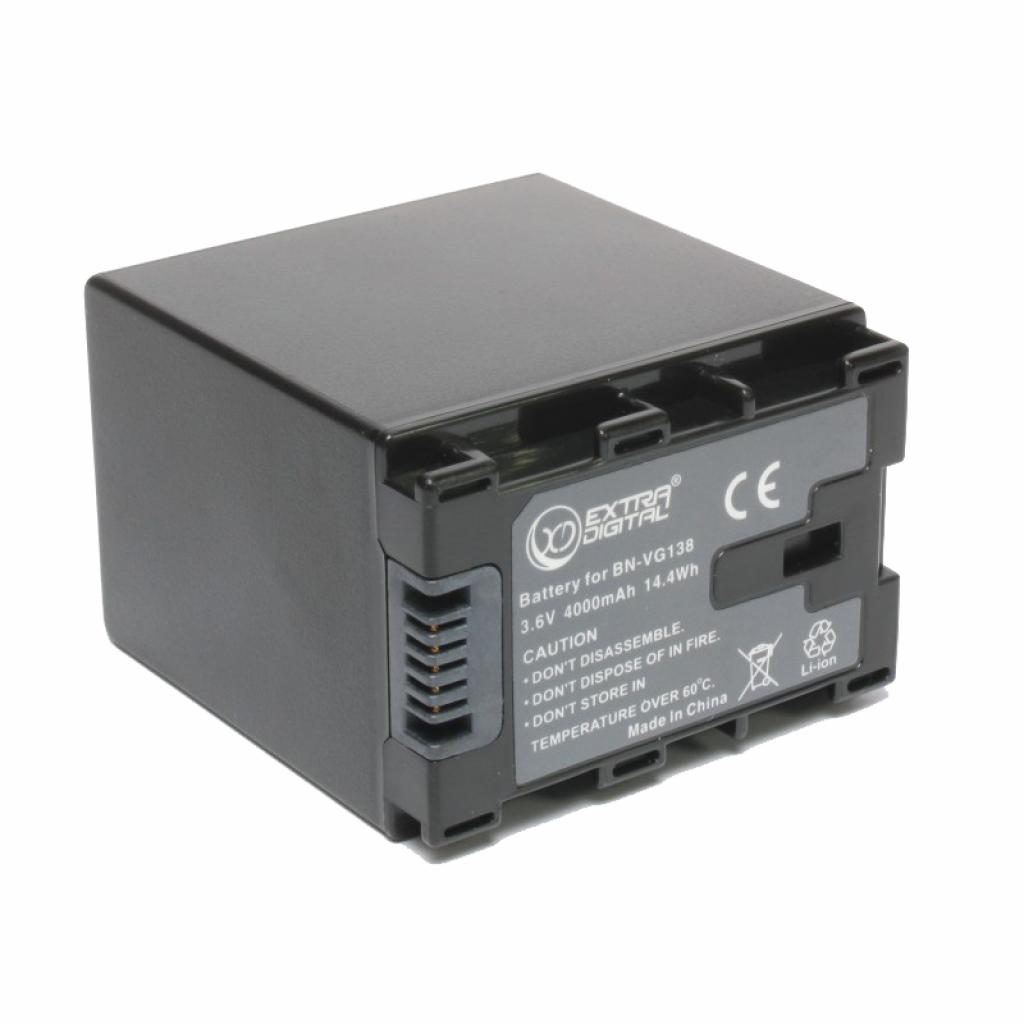 Акумулятор до фото/відео Extradigital JVC BN-VG138 (chip) (BDJ1312) - зображення 1