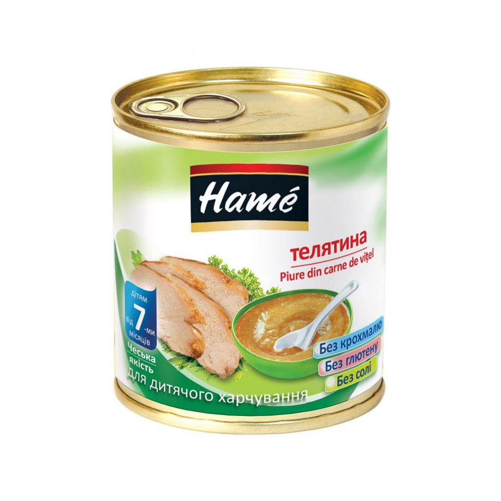 Дитяче пюре Hame Телятина 100 г (8595139764852) - зображення 1