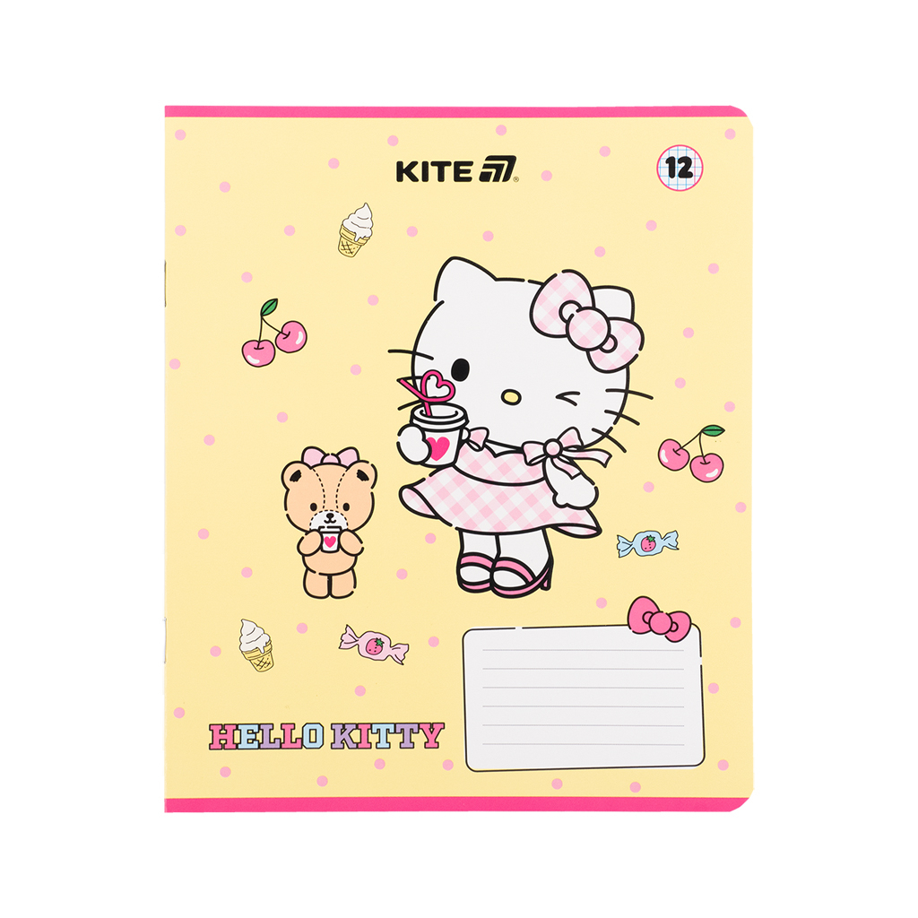 Зошит Kite Hello Kitty, 12 аркушів, клітинка (HK25-232-1) - зображення 12