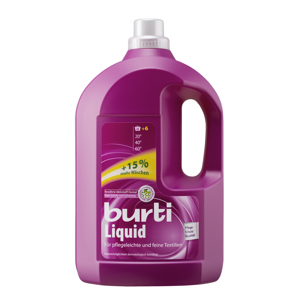 Гель для прання Burti Liquid універсальний 3 л (4000196121851) - зображення 1