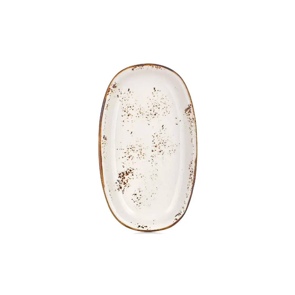 Блюдо By Bone Harmony Elegance овальне 34 х 20 см (HA-EL-ZT-34-OV) - зображення 1