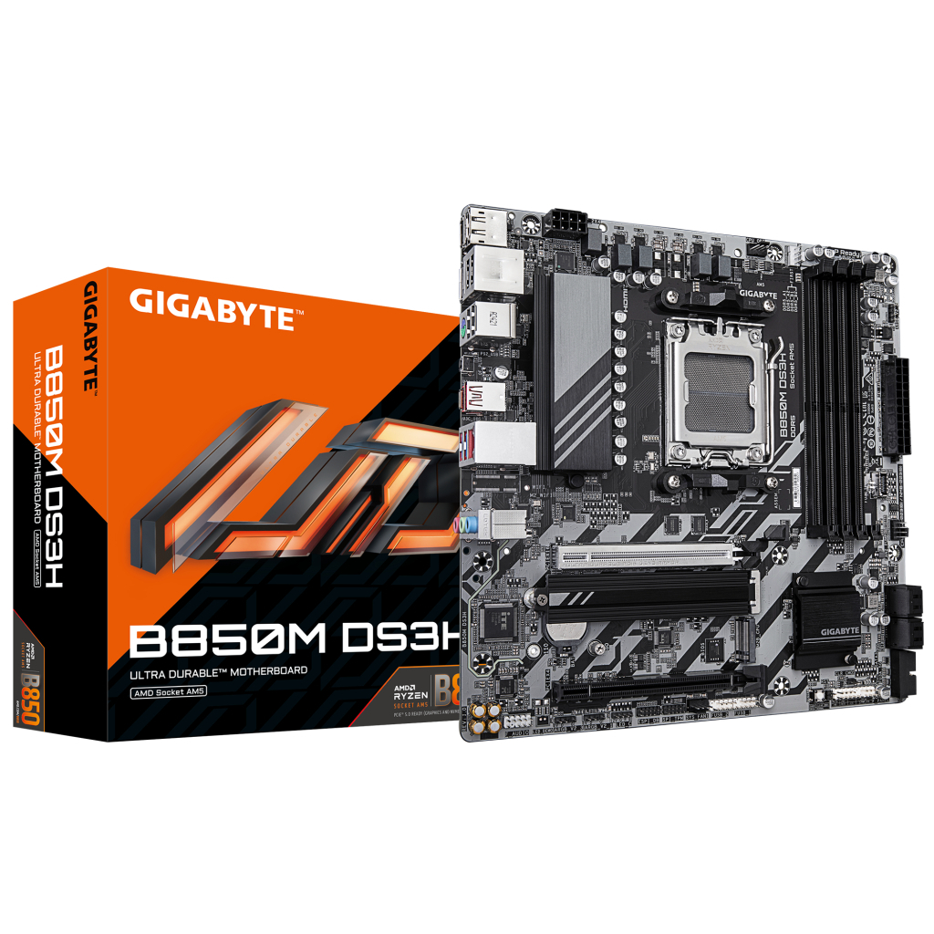Материнська плата GIGABYTE B850M DS3H - зображення 4