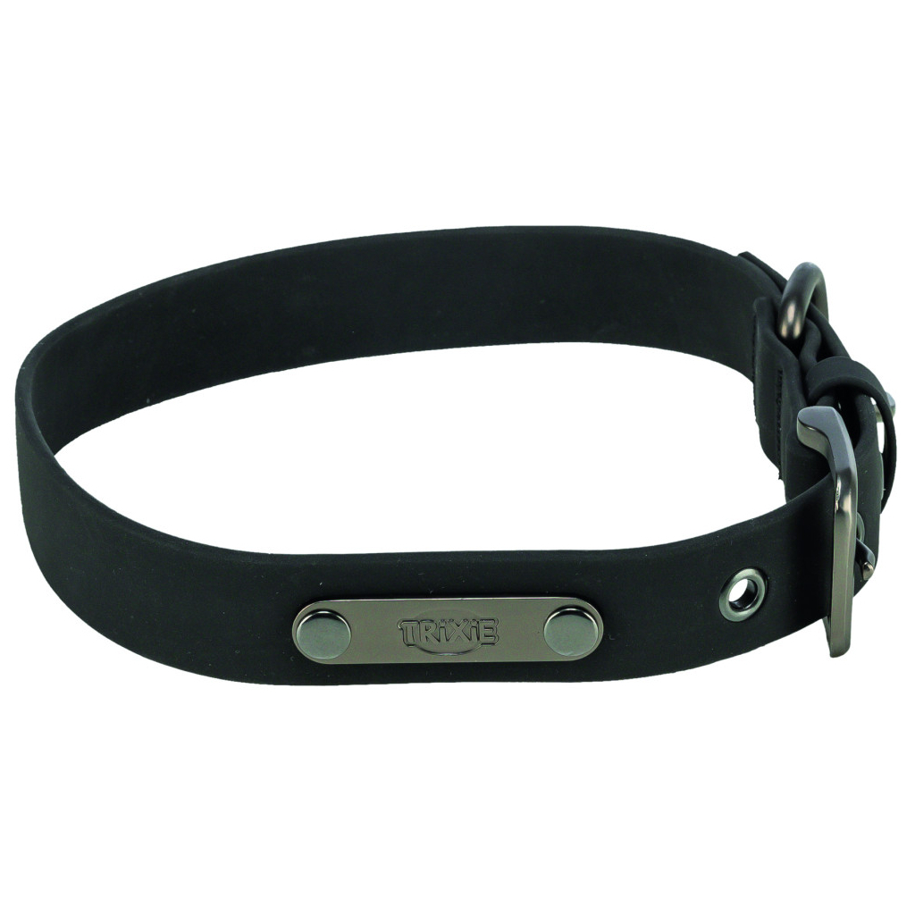 Нашийник для тварин Trixie CityStyle ПВХ XS–S 25–32 см 20 мм чорний (4053032680647) - зображення 2