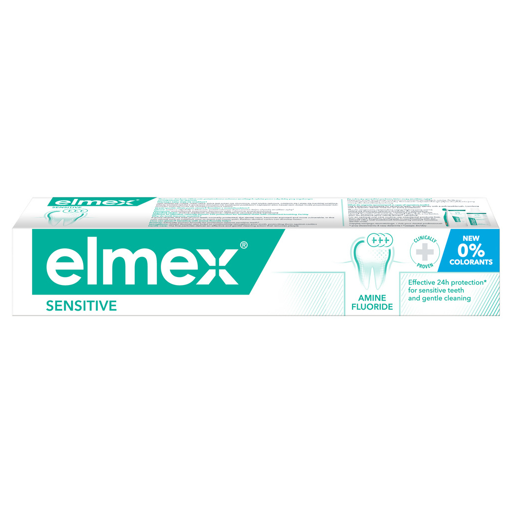Зубна паста Elmex Sensitive з амінофторидом 75 мл (4007965560200) - изображение 4
