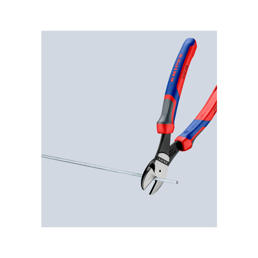 Кусачки KNIPEX бокові посилені 200мм (74 02 200) - изображение 8
