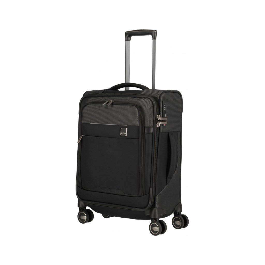 Валіза Titan Prime Black S + Cosmetic Bag (Ti391406-01) - зображення 1