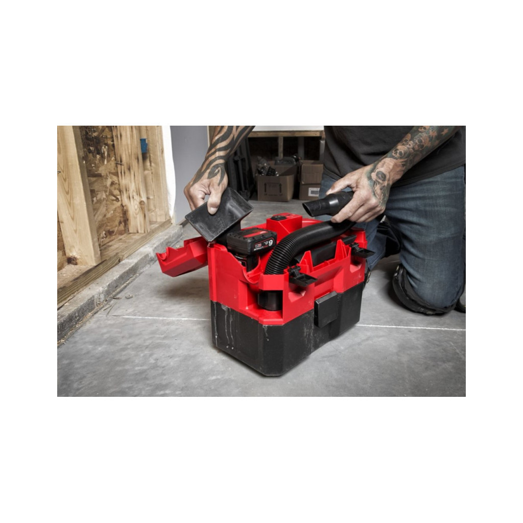 Пилосос будівельний Milwaukee M12 FVCL-0 (без АКБ та ЗП) (4933478186) - изображение 11