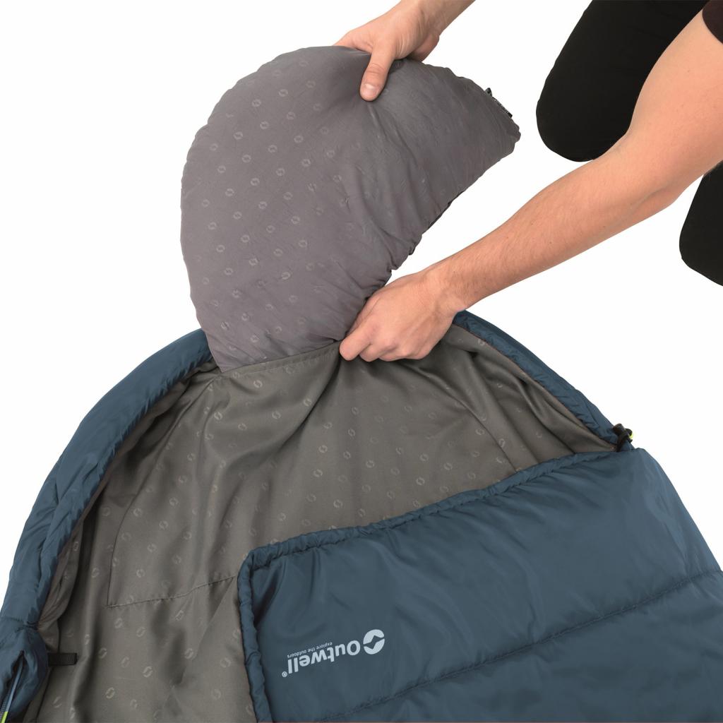 Спальний мішок Outwell Canella +9C Night Blue Left (928746) - зображення 4