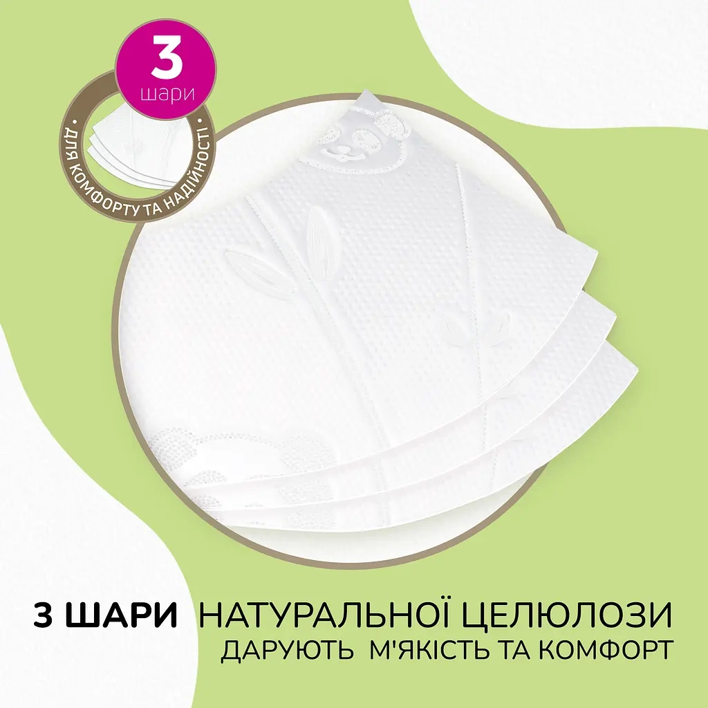 Туалетний папір Сніжна Панда Premium Classic Plus 3 шари 4 рулони (4820183972828) - зображення 2