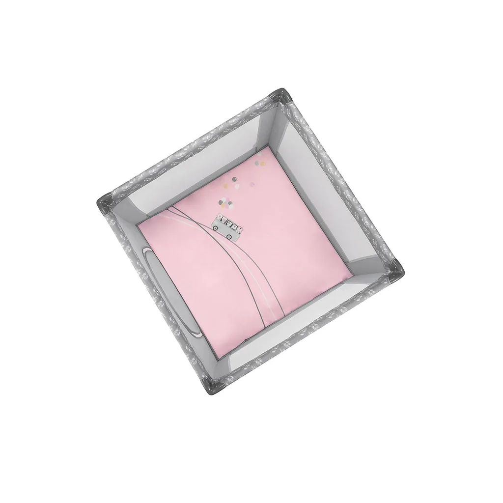 Дитячий манеж MoMi Mamu колір - pink (LOZE00019) - зображення 6