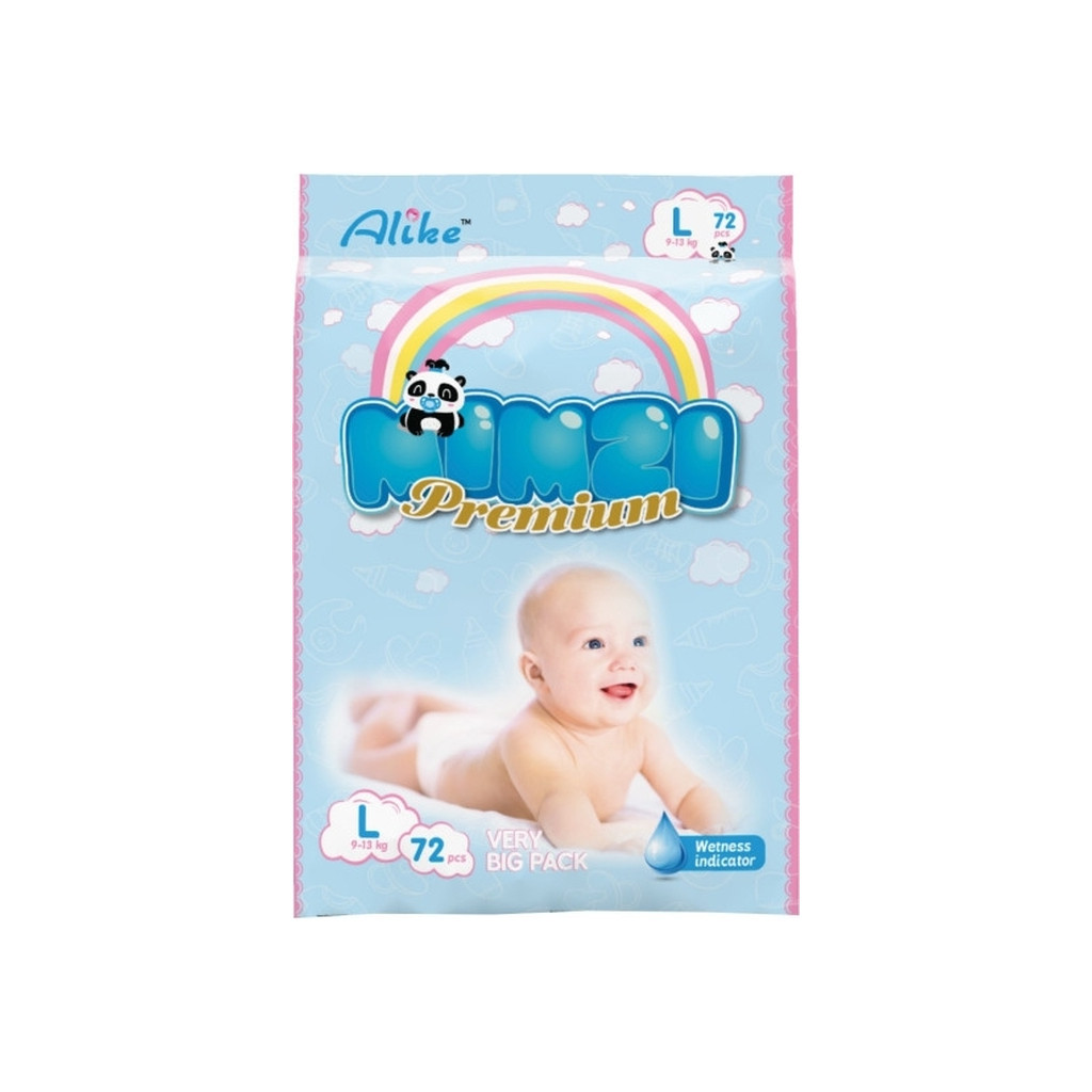 Підгузки Mimzi L 9-13 кг 72 шт 3 упаковки (MDL3) (4820209837520) - зображення 2