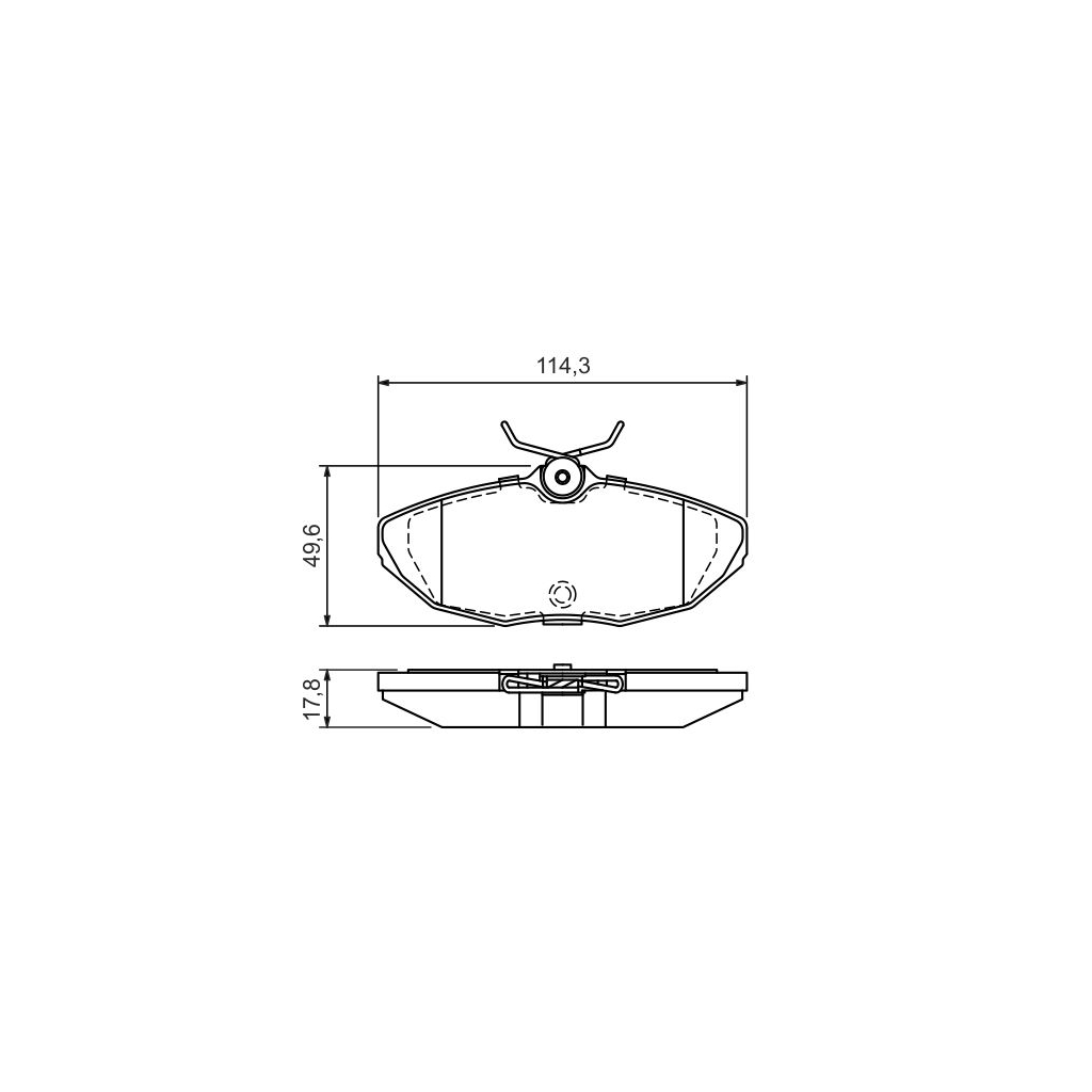 Гальмівні колодки Bosch 0 986 424 702 - зображення 5