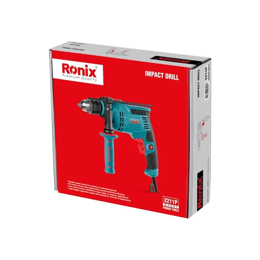 Дриль Ronix ударний 600Вт (2211P) - зображення 11