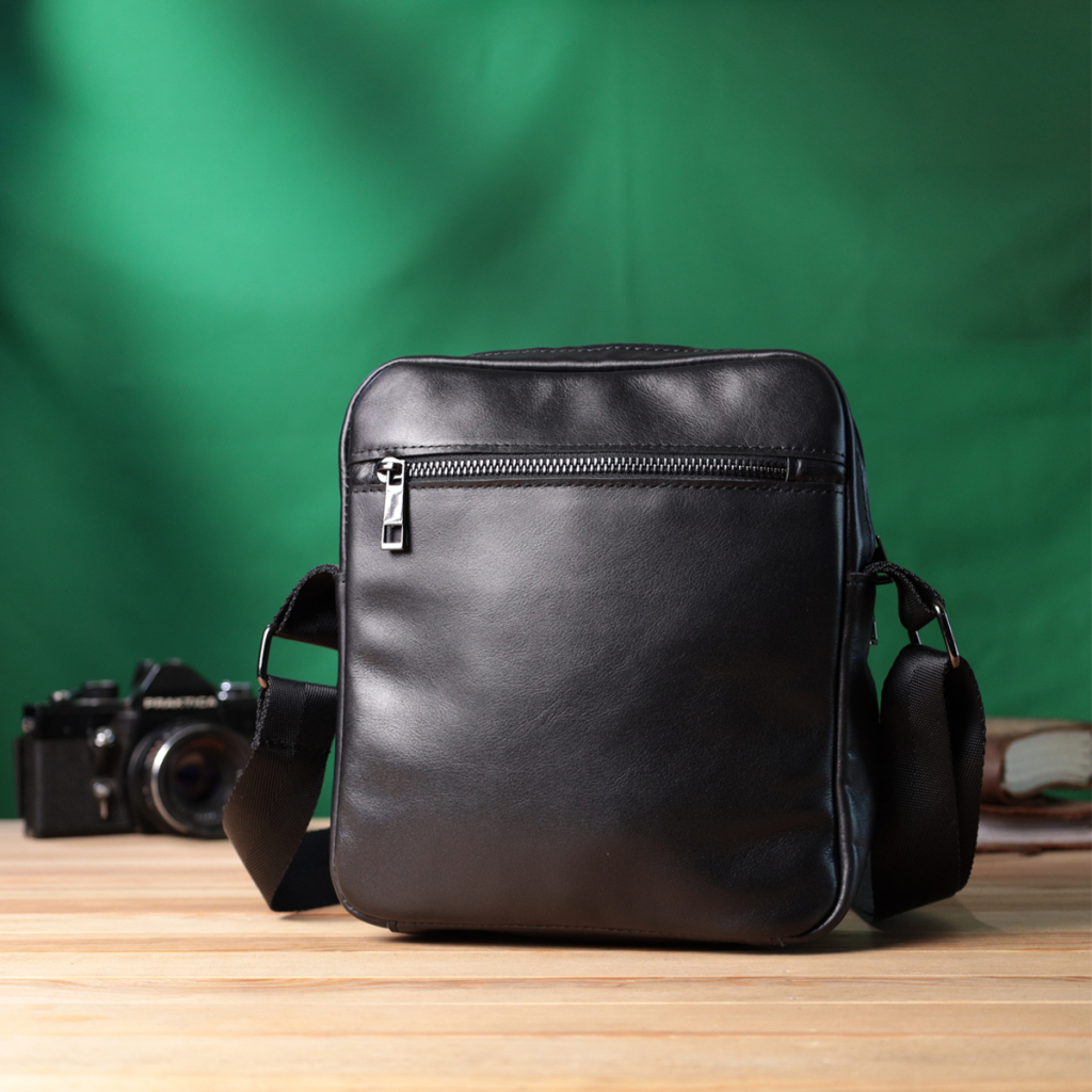 Сумка Shvigel З натуральної шкіри Чорна (22846) - зображення 10