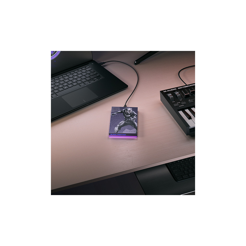 Зовнішній жорсткий диск 2.5" 2TB Black Panther FireCuda Gaming Drive Seagate (STLX2000401) - зображення 5