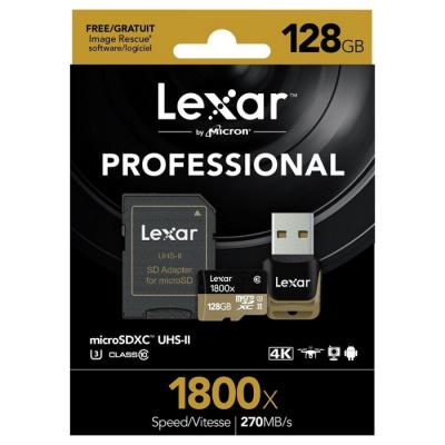 Карта пам'яті Lexar 128GB microSDXC class 10 UHS-II U3 (LSDMI128CRBEU1800R) - зображення 2