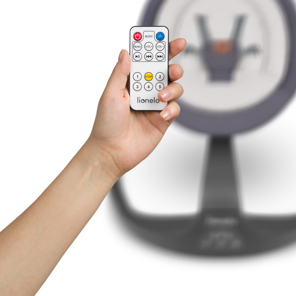 Крісло-гойдалка Lionelo Rina grey concrete (LO-RINA GREY CONCRETE) - зображення 12