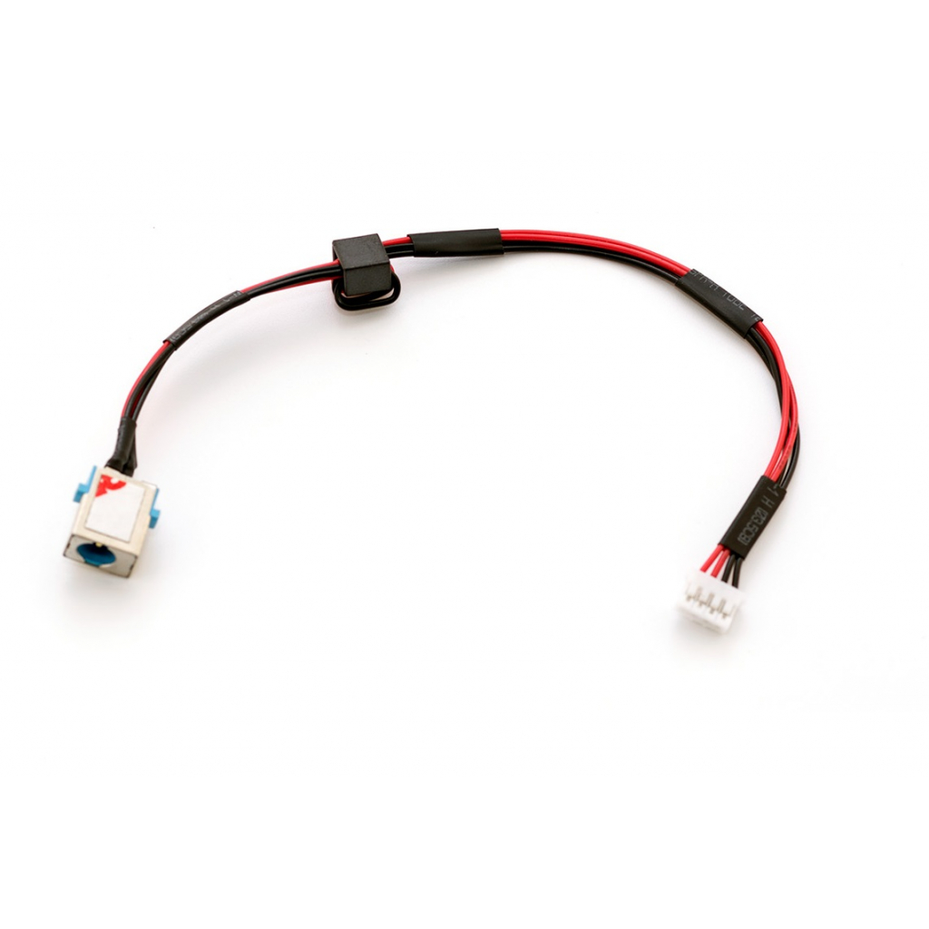 Роз'єм живлення ноутбука з кабелем для Acer PJ253 (5.5mm x 1.7mm), 4-pin, 19 см Универсальный (A49044) - зображення 1