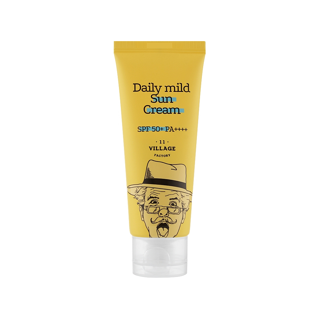 Засіб від засмаги Village 11 Factory Daily Mild Sun Cream SPF 50+ PA++++ 50 мл (8809663751159) - зображення 1