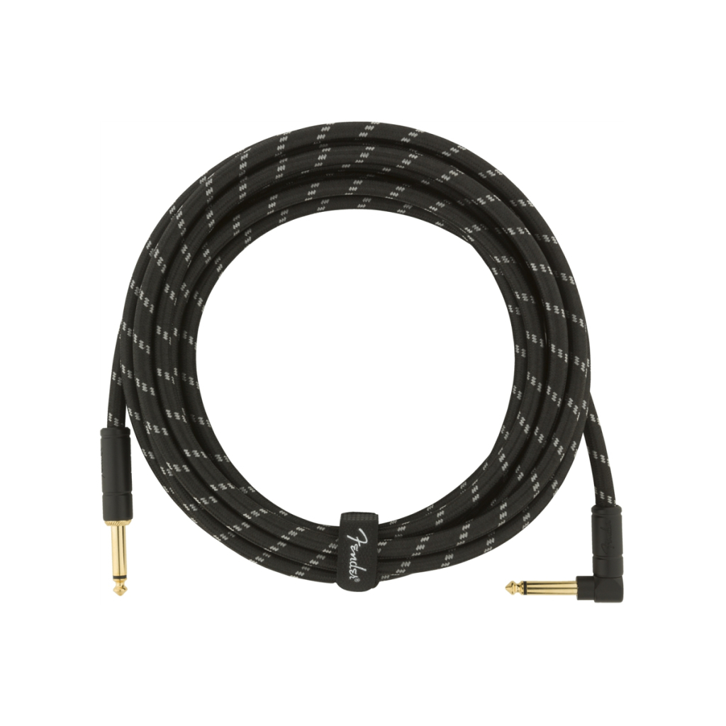 Інструментальний кабель Fender Cable Deluxe Series 15' Angled Black Tweed (228453) - зображення 6