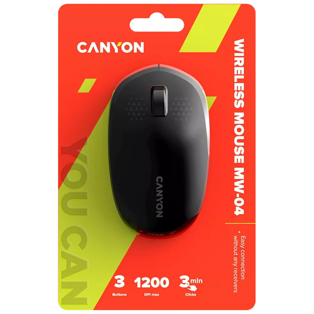 Мишка Canyon MW-04 Bluetooth Black (CNS-CMSW04B) - зображення 6