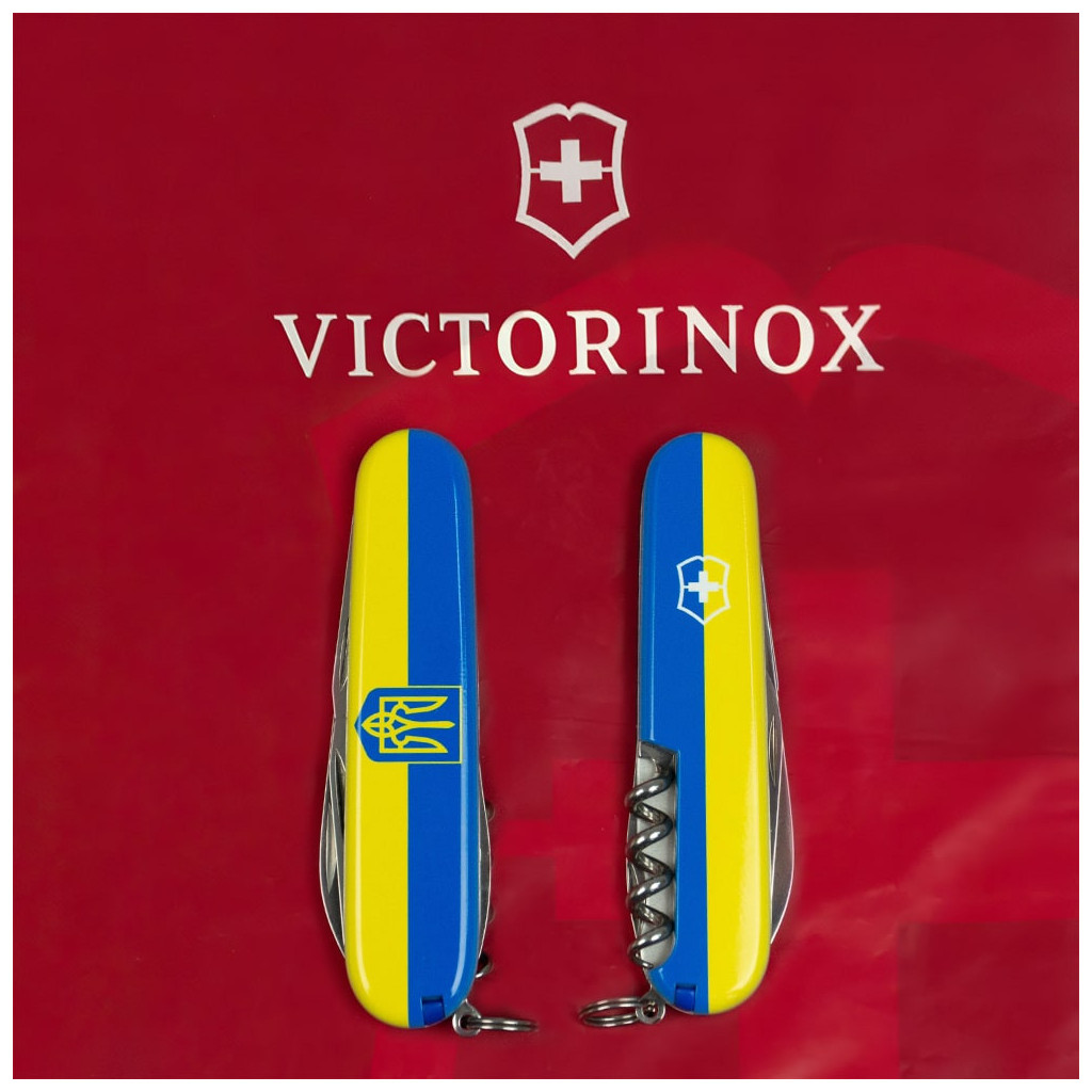Ніж Victorinox Spartan Ukraine 91 мм Герб на прапорі горизонтальний (1.3603.3_T3040p) - зображення 11