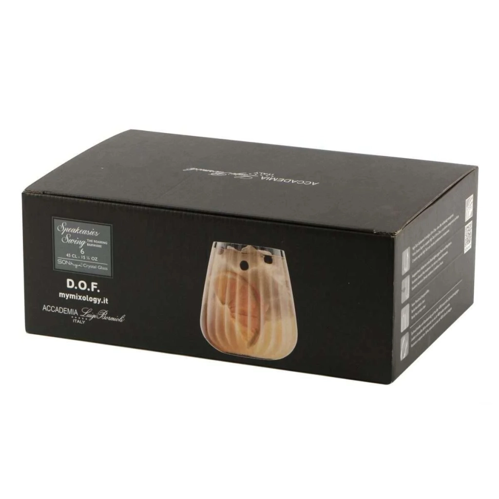 Набір склянок Luigi Bormioli Swing DOF 450 мл 6 шт/уп (13191/01) - зображення 4