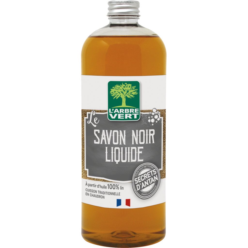 Рідке мило L'Arbre Vert чорне з лляної олії 750 мл (3450601028496) - зображення 1