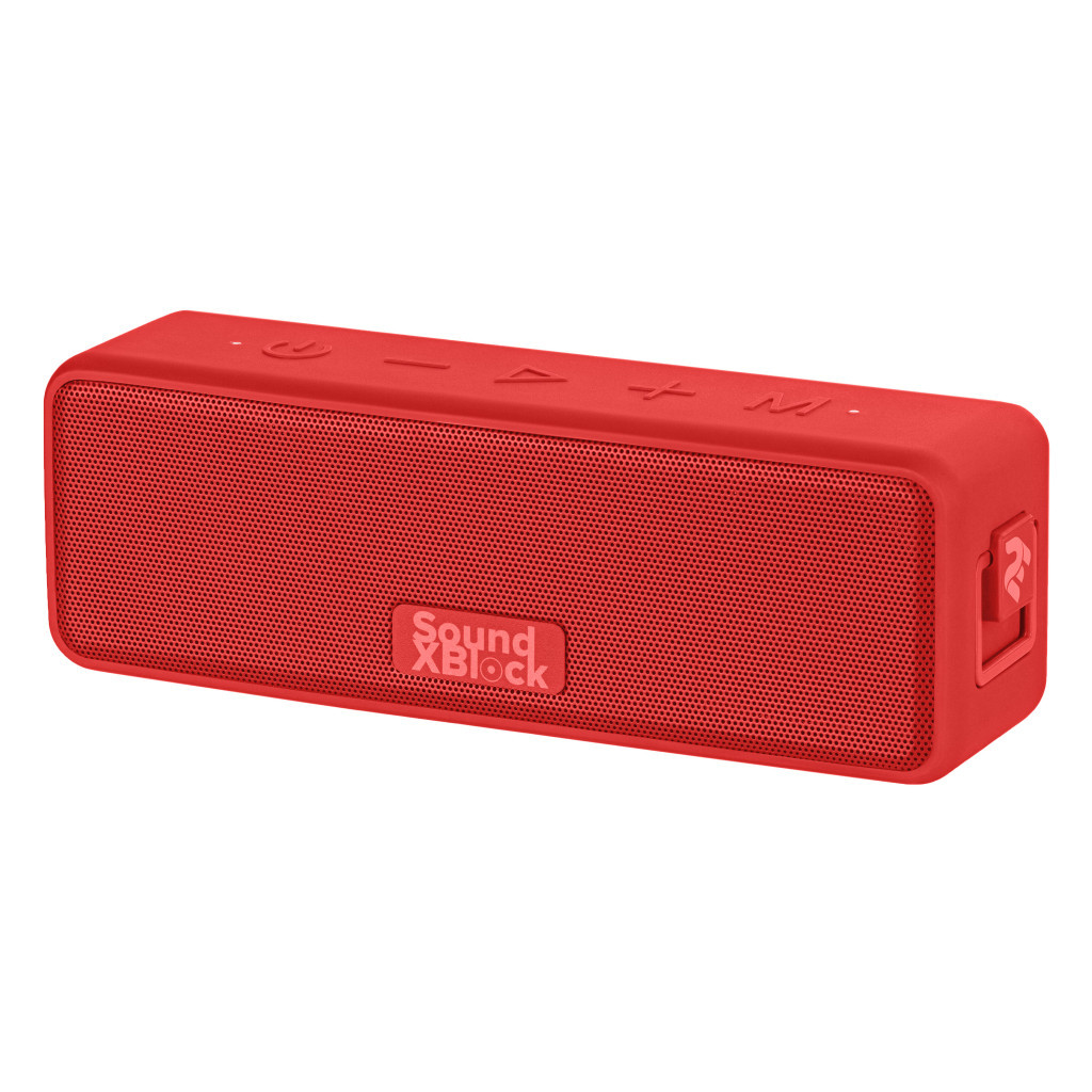 Акустична система 2E SoundXBlock TWS MP3 Wireless Waterproof Red (2E-BSSXBWRD) - зображення 3