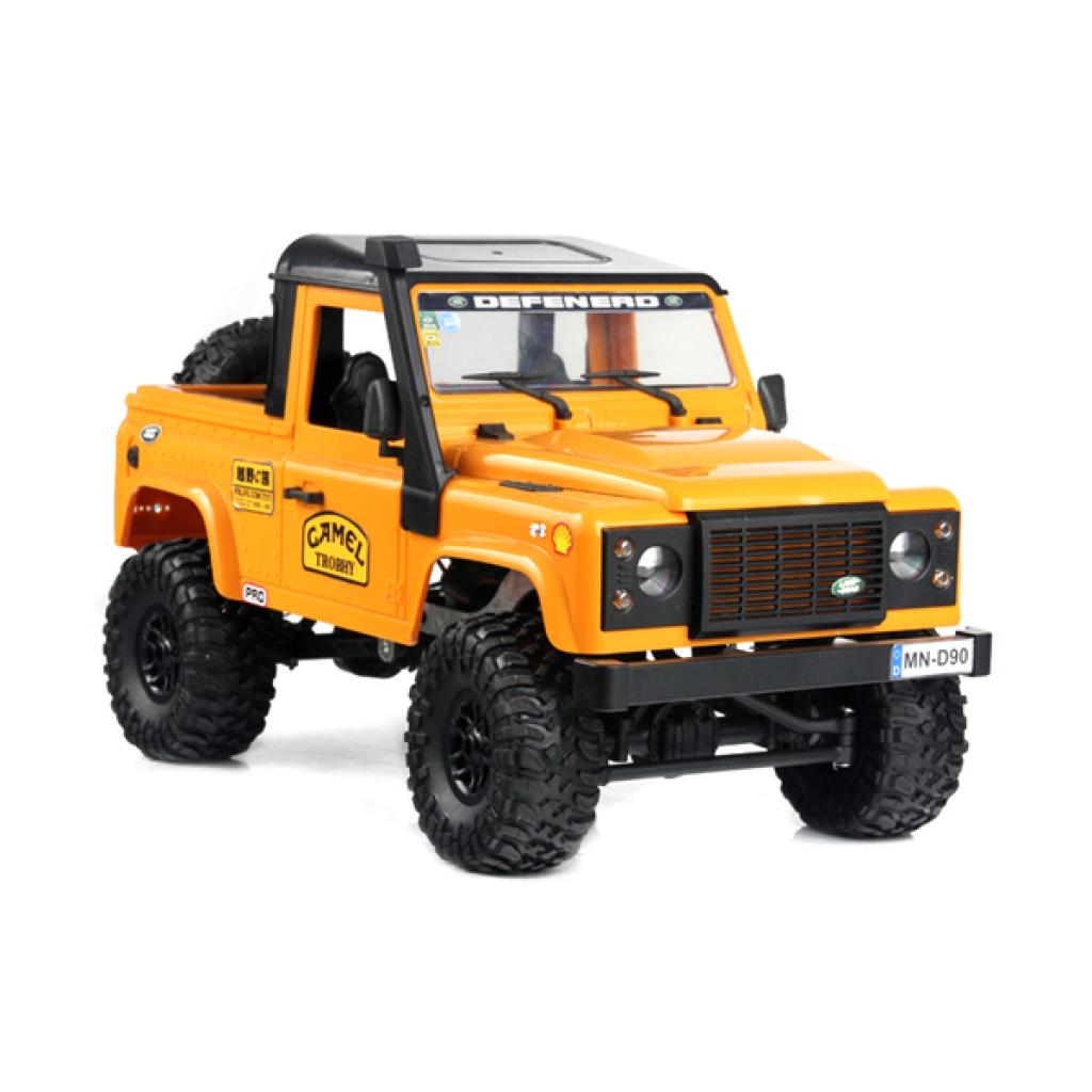 Радіокерована іграшка MN Model Краулер D90 Defender повнопривідний, 1:12 жовтий (MN-91-1Y) - зображення 6