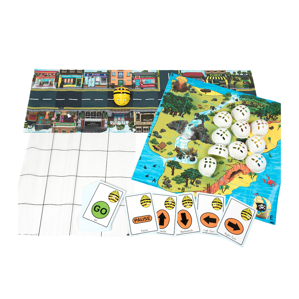 Конструктор tts Прозоре поле Bee-Bot and Blue-Bot Transparent Grid Mat (ITSGRID) - зображення 2