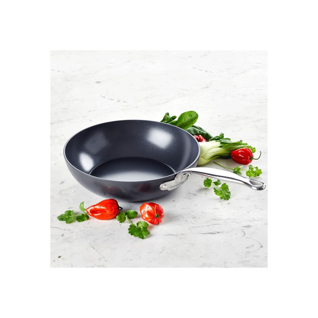 Сковорода GreenPan Barcelona Pro Вок 28 см, 3,6 л, з керамічним покриттям (CC005326-001) - зображення 5