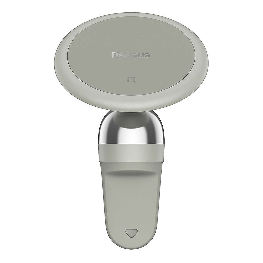 Універсальний автотримач Baseus Magnetic (на решітку) creamy-white (SUCC000102) - зображення 1