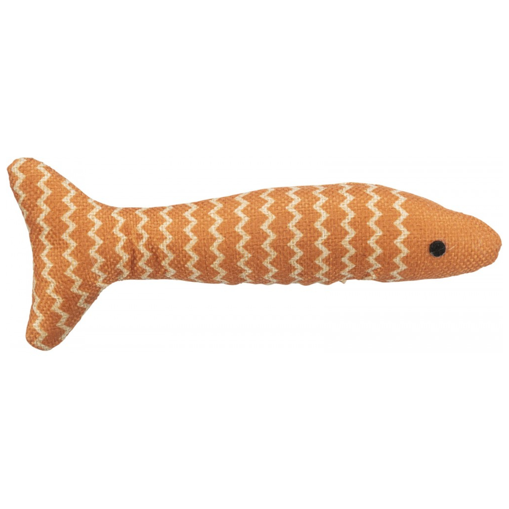 Іграшка для котів Trixie Риба з котячою м'ятою Поліестер Кольорова 20 см (4011905411187) - изображение 4