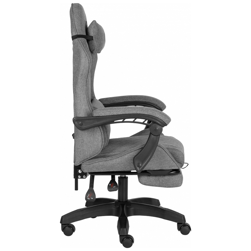 Крісло ігрове GT Racer X-2339 Black/Gray (X-2339 Fabric Black/Gray) - зображення 3