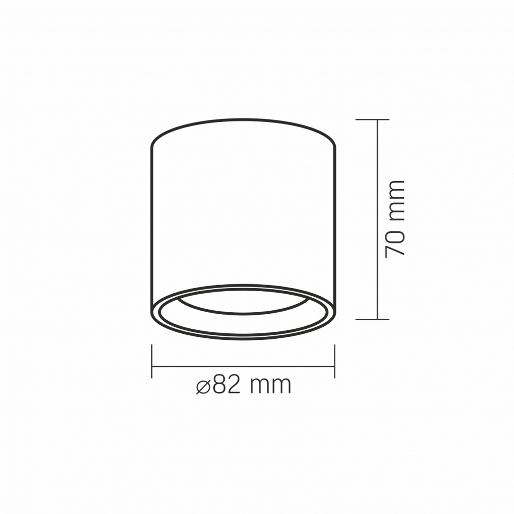 Світильник Videx під лампу GX53 накладний Білий (VL-SPF15A-W) - зображення 4