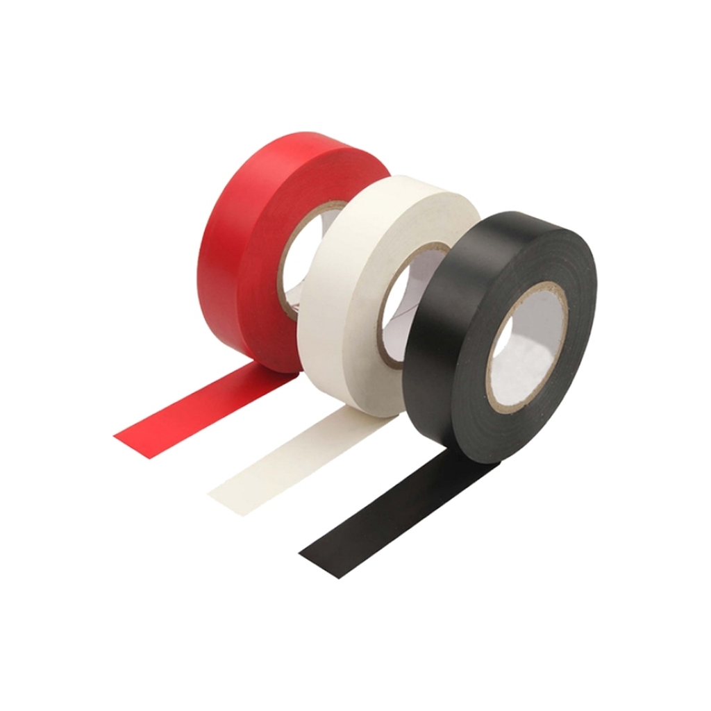 Ізоляційна стрічка Tolsen 19 мм х 9.2 м біла 0.13 мм (38024) - зображення 2