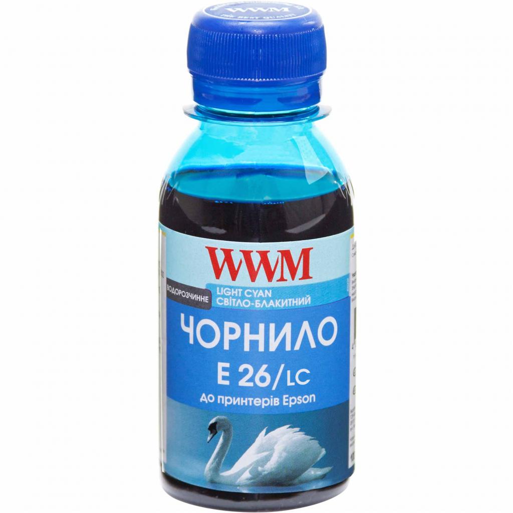 Чорнило WWM Epson XP-55/XP-750/XP-850 100г Light Cyan (E26/LC-2) - зображення 1