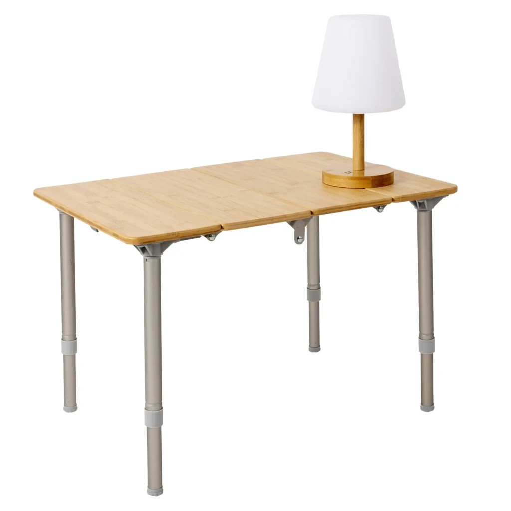 Ліхтар Bo-Camp Cambridge Rechargeable 200 Lumen Bamboo/White (5818792) - зображення 6