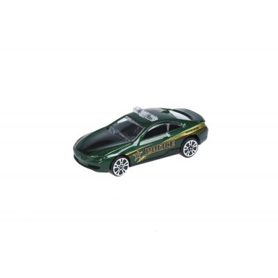 Спецтехніка Same Toy Model Car Полиция зелёная (SQ80992-But-5) - зображення 1