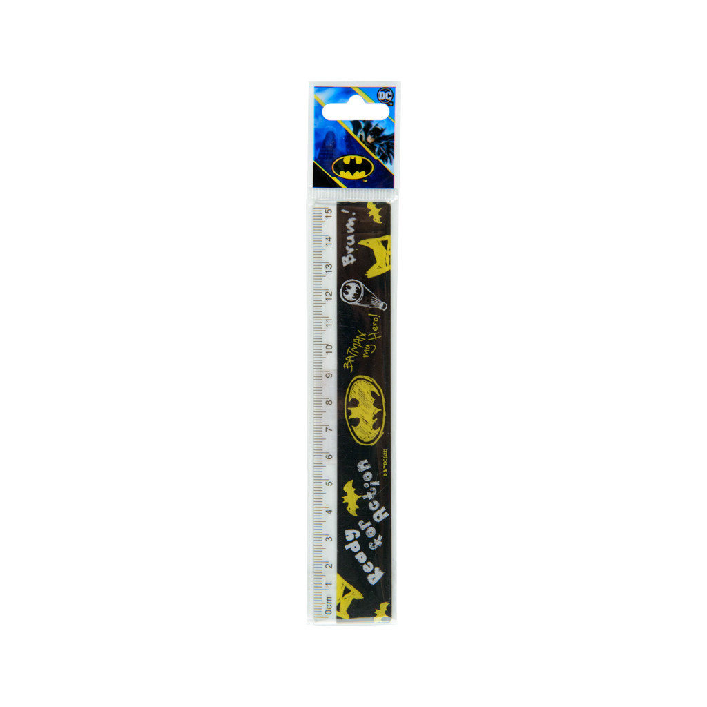 Лінійка Kite пластикова DC Comics, 15 см (DC22-090) - зображення 2
