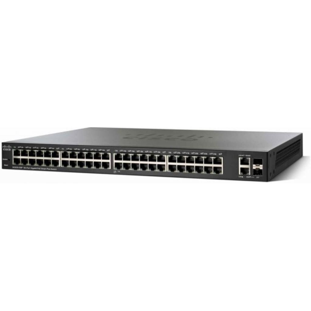 Комутатор мережевий Cisco SG220-50P (SG220-50P-K9-EU) - зображення 1