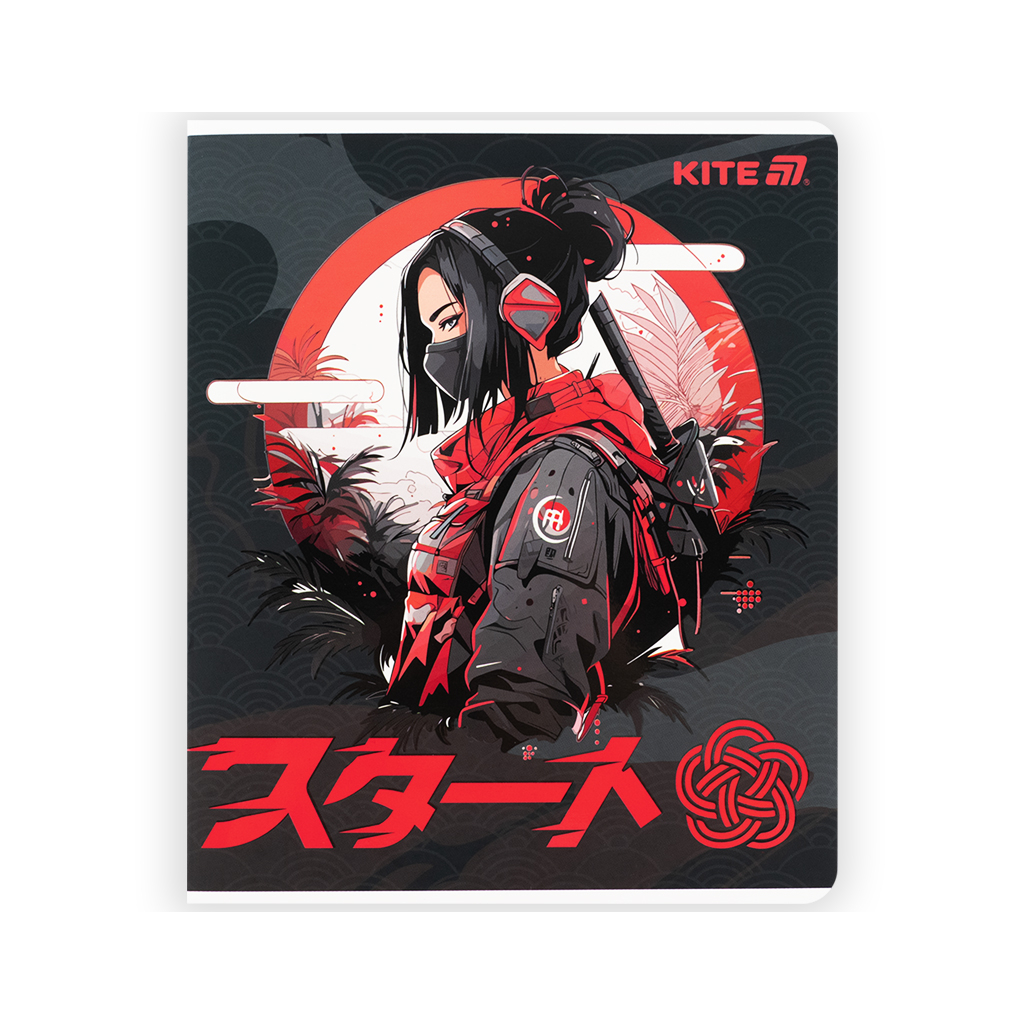 Зошит Kite Anime, 48 аркушів, клітинка (K25-259-1) - зображення 5